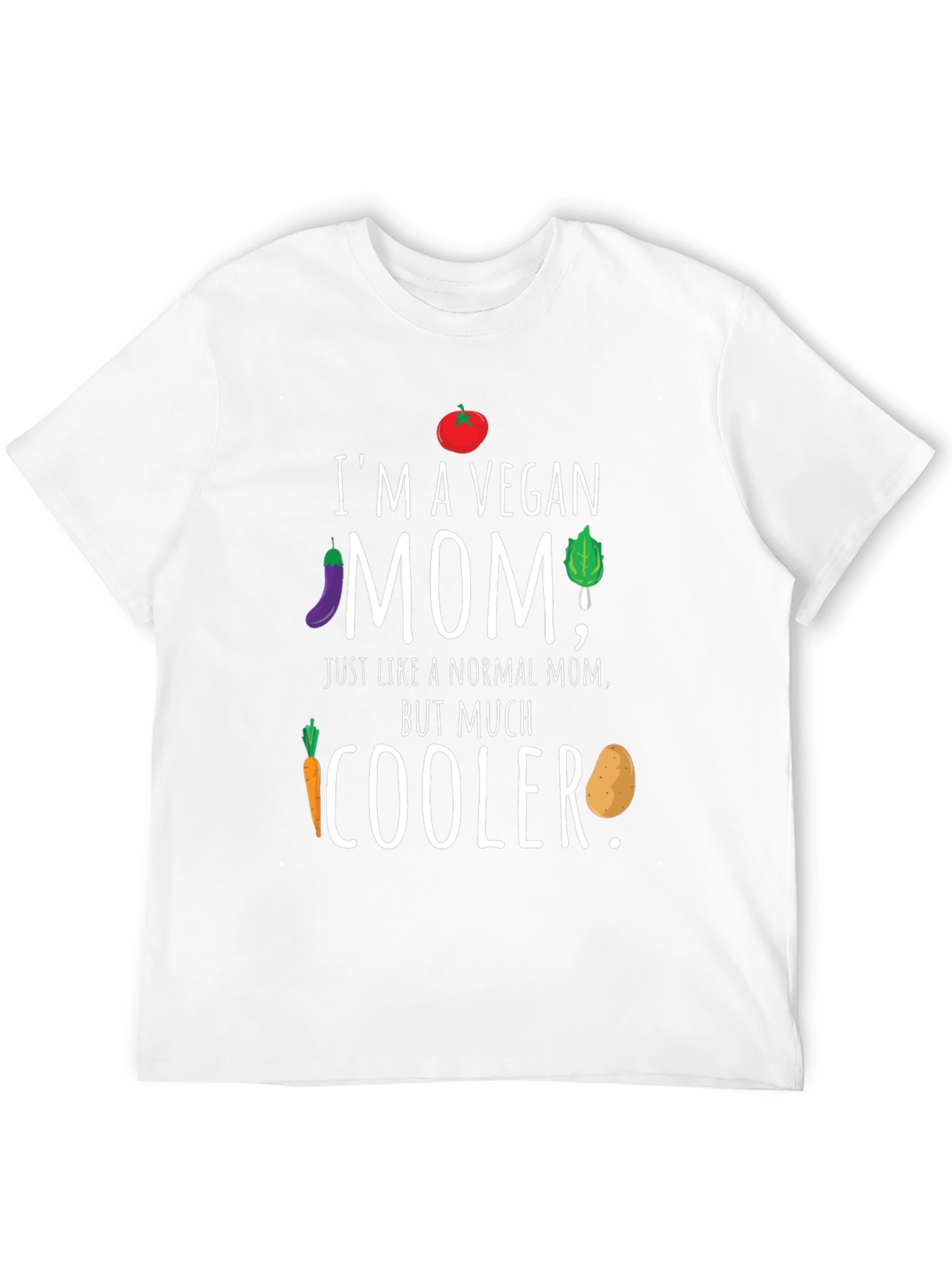 Vegan Mom T-Shirt - Cool Veggie Graphic Tee