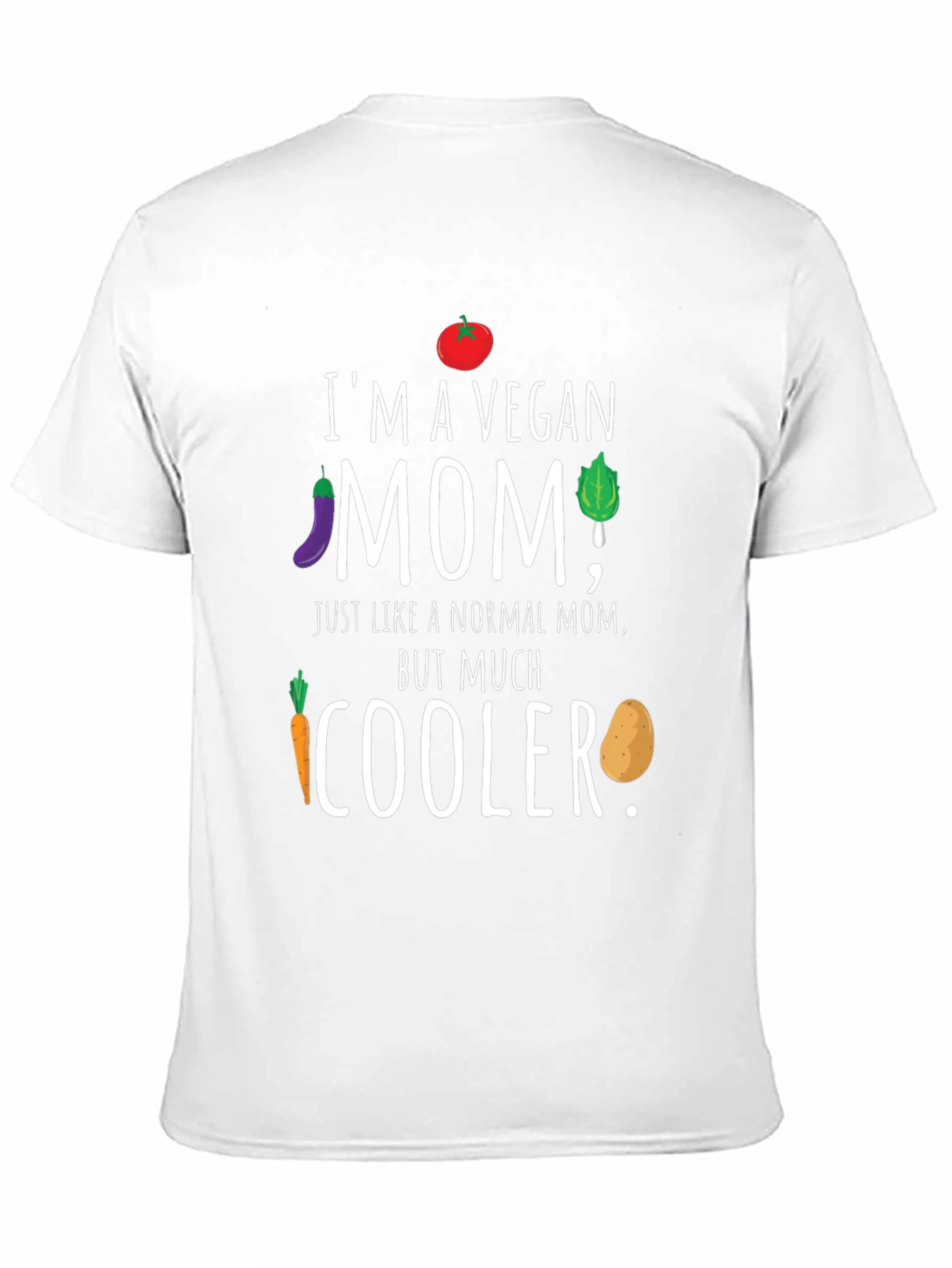 Vegan Mom T-Shirt - Cool Veggie Graphic Tee