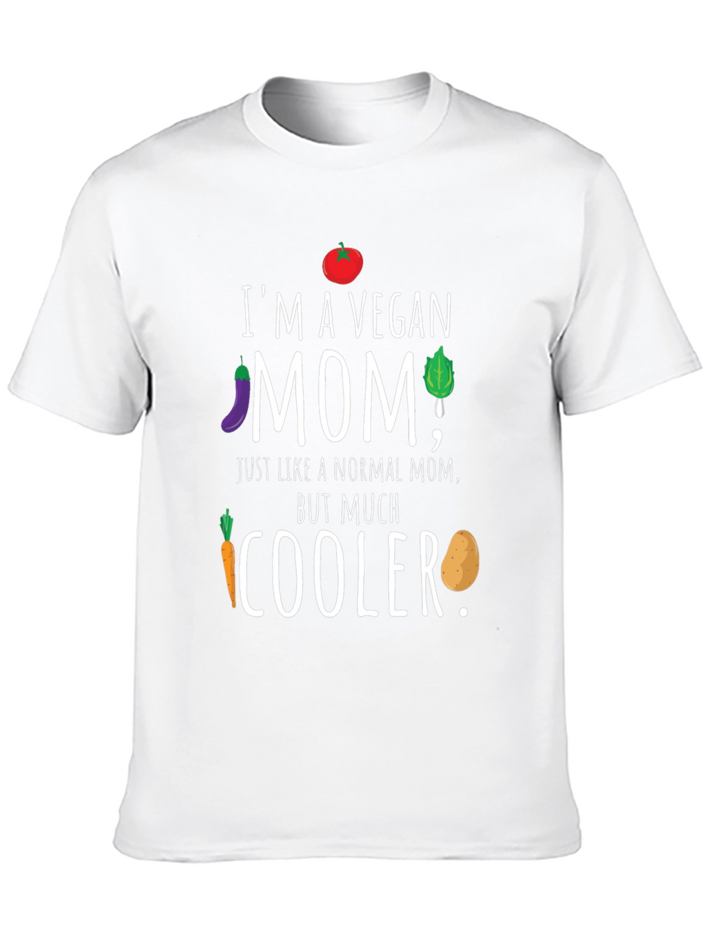 Vegan Mom T-Shirt - Cool Veggie Graphic Tee