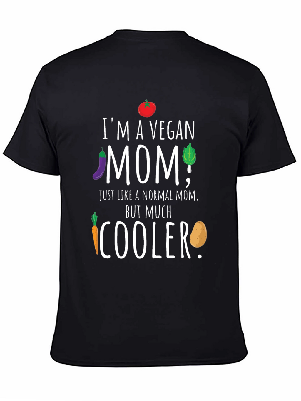 Vegan Mom T-Shirt - Cool Veggie Graphic Tee