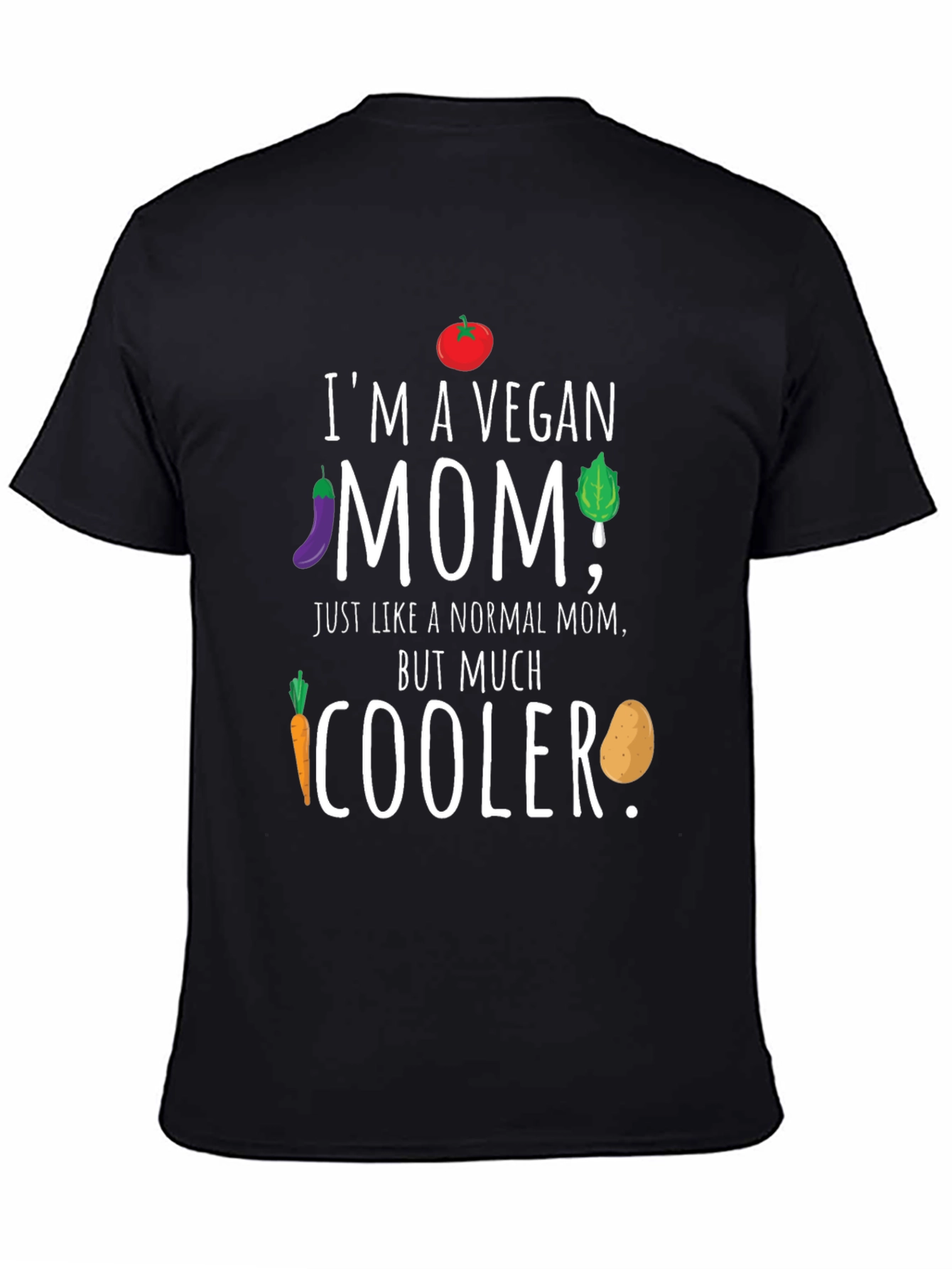 Vegan Mom T-Shirt - Cool Veggie Graphic Tee