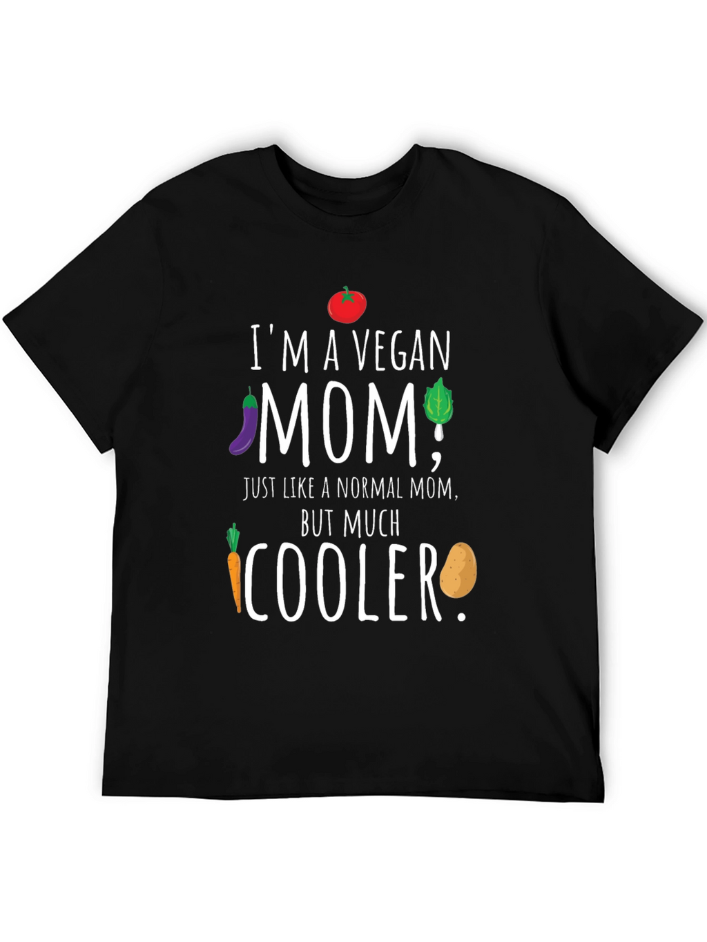 Vegan Mom T-Shirt - Cool Veggie Graphic Tee
