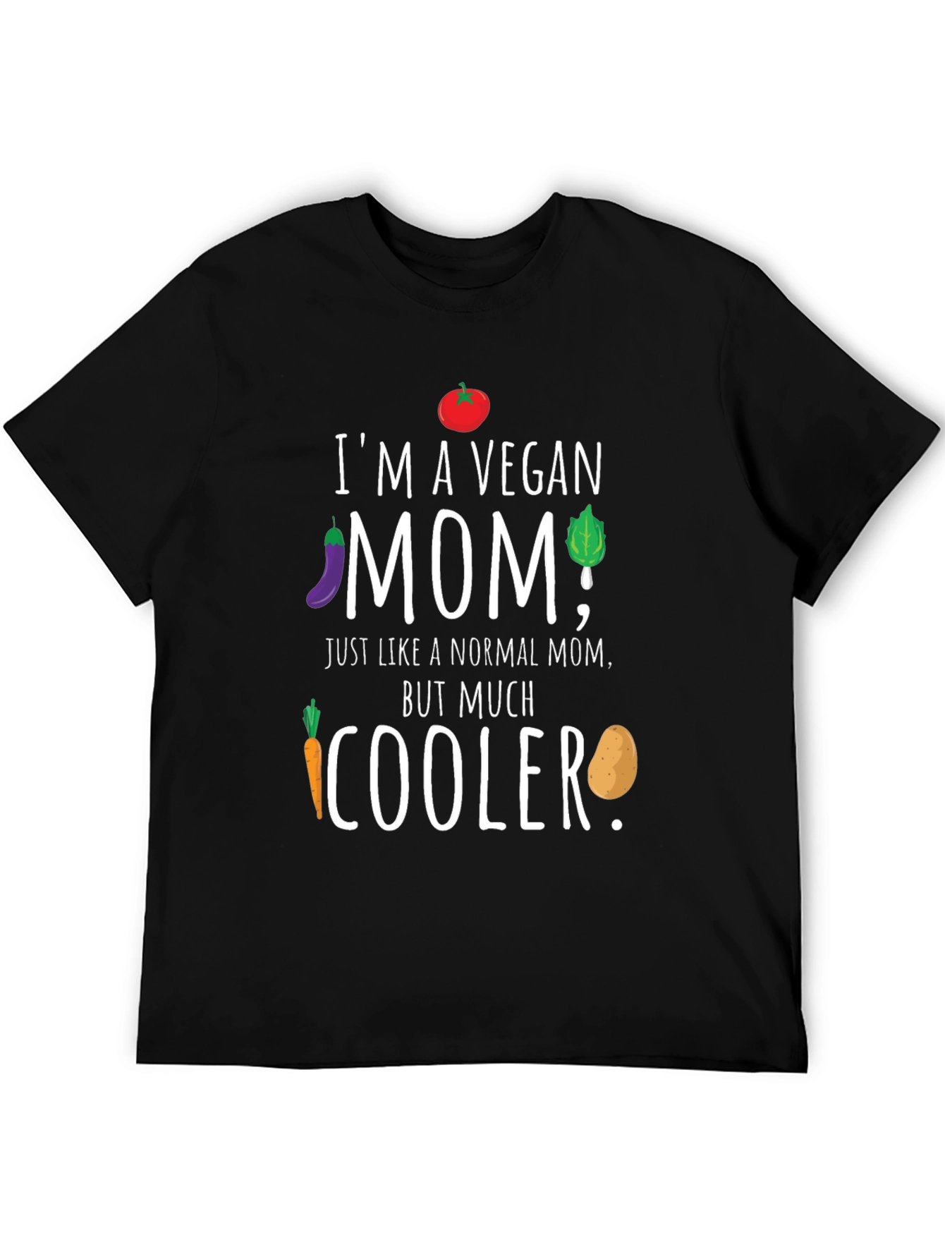 Vegan Mom T-Shirt - Cool Veggie Graphic Tee
