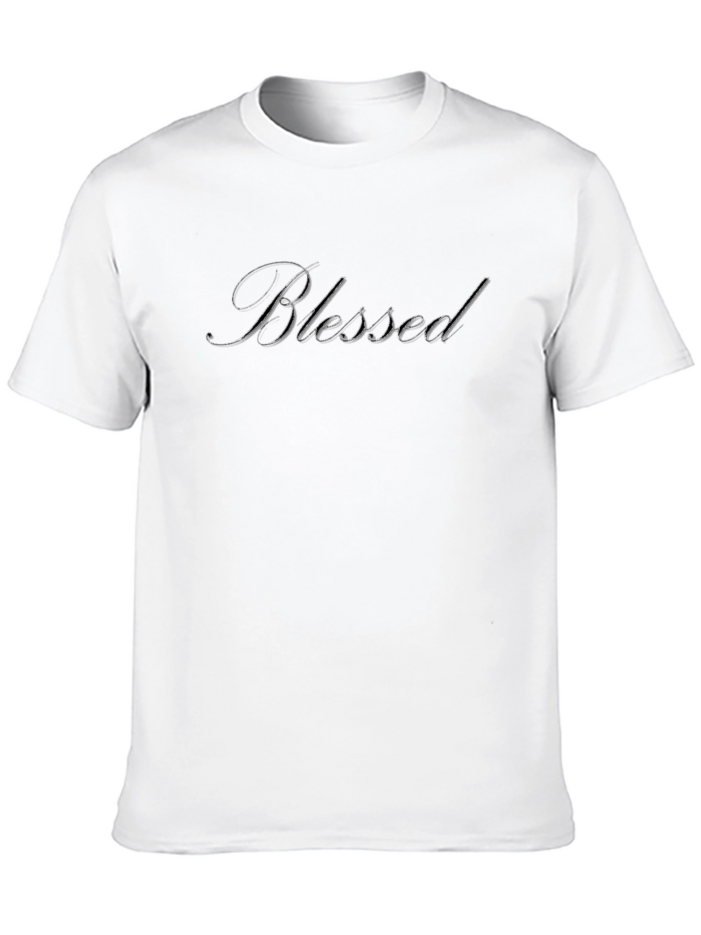 Blessed Script Black T-Shirt