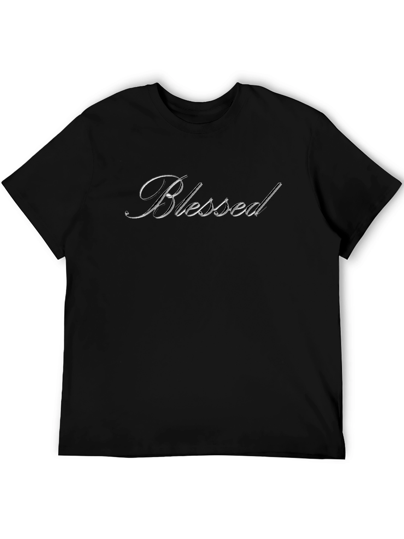 Blessed Script Black T-Shirt