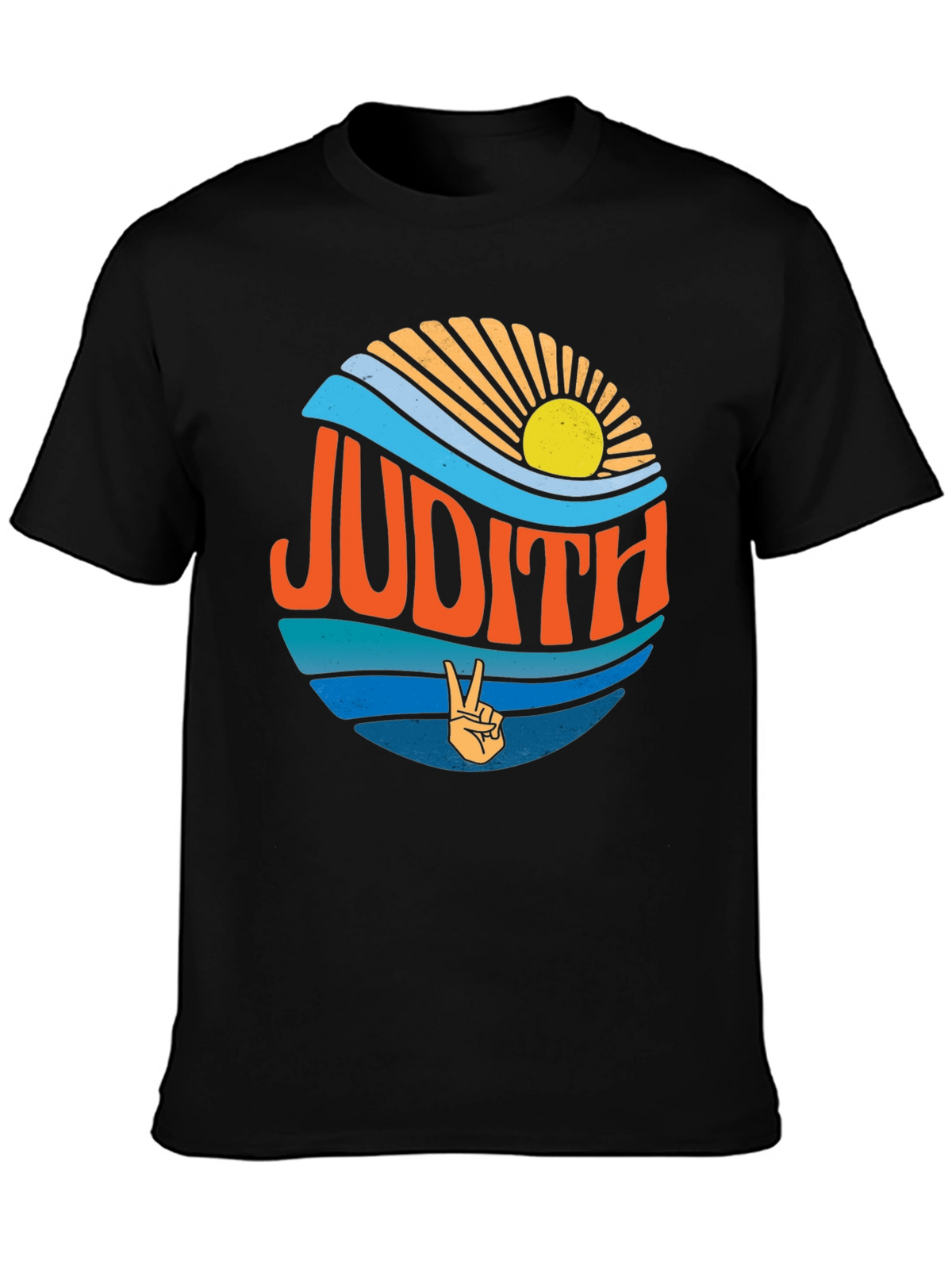 Judith Retro Peace Sign T-Shirt