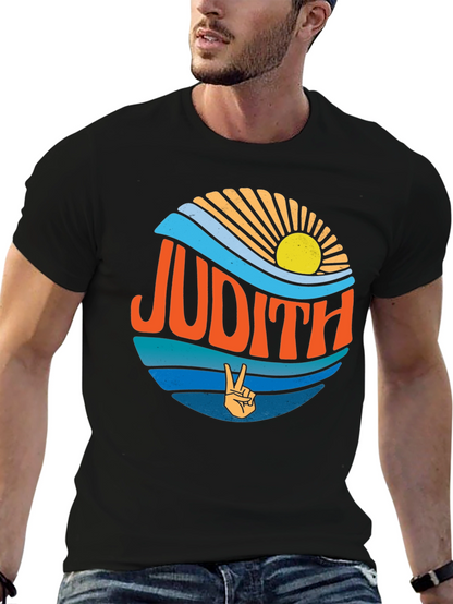 Judith Retro Peace Sign T-Shirt