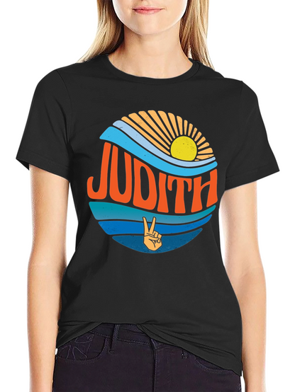 Judith Retro Peace Sign T-Shirt