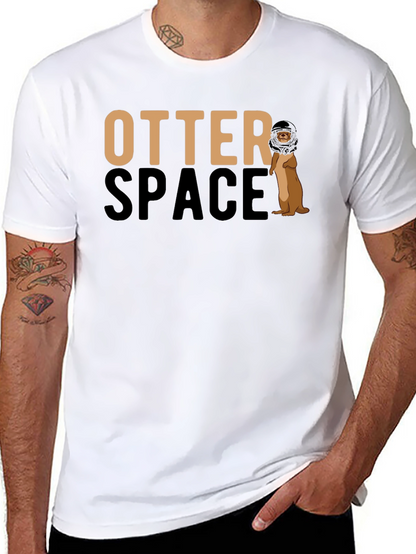 Otter Space Graphic T-Shirt - Funny Animal Tee