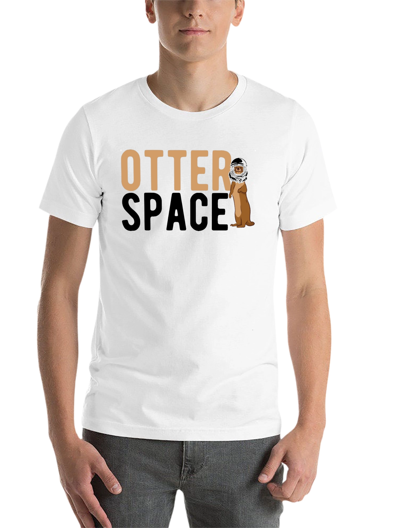 Otter Space Graphic T-Shirt - Funny Animal Tee