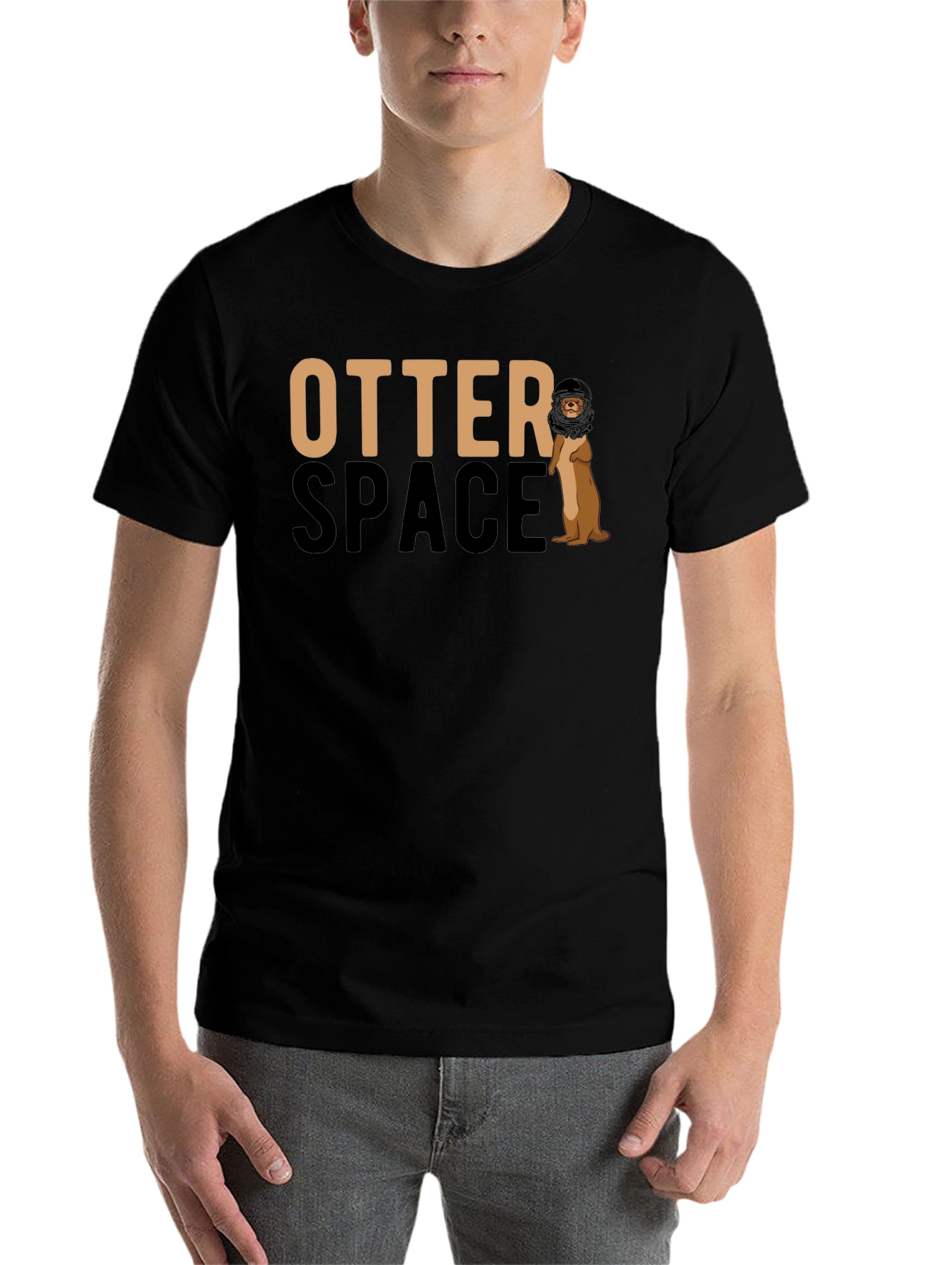 Otter Space Graphic T-Shirt - Funny Animal Tee