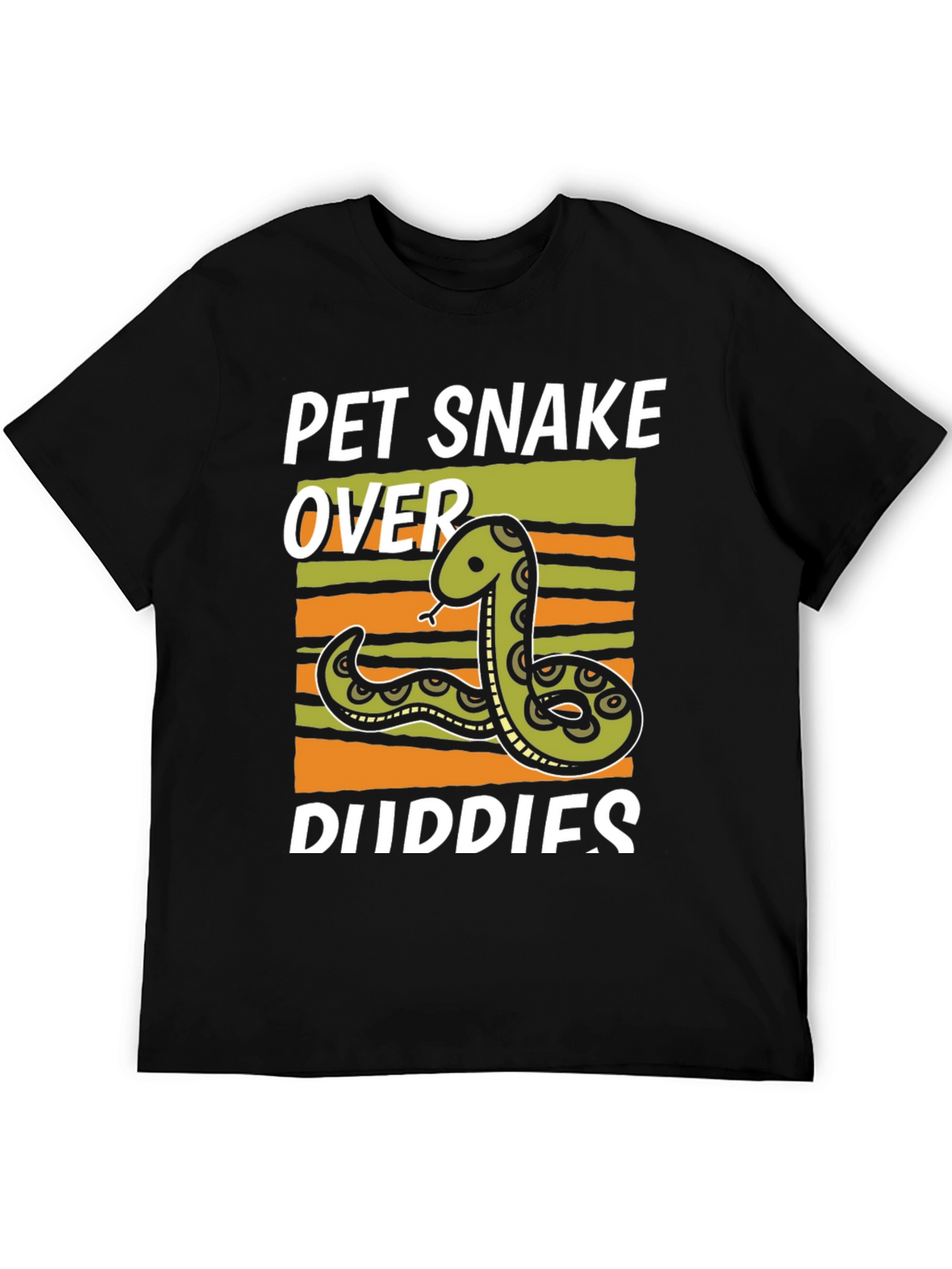 Pet Snake Over Buddies Graphic T-Shirt