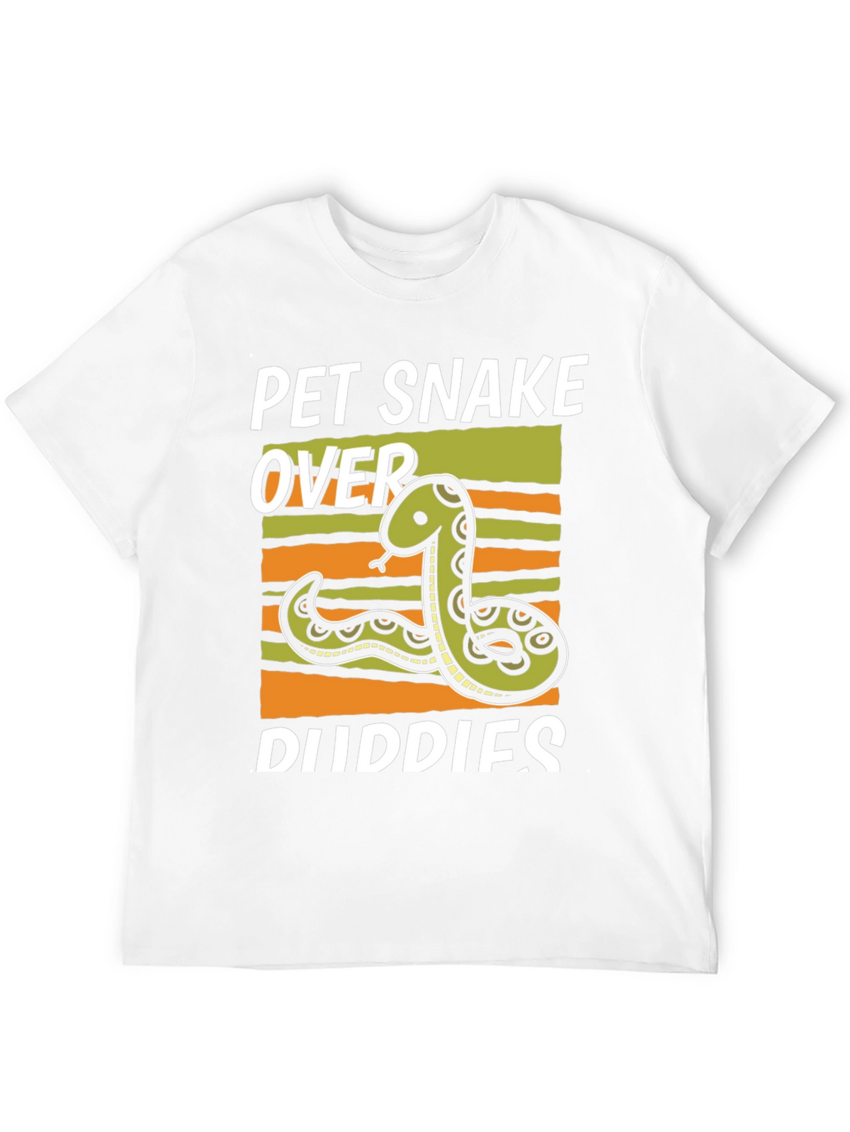 Pet Snake Over Buddies Graphic T-Shirt