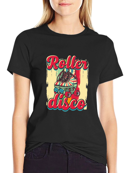 Retro Roller Disco Graphic T-Shirt