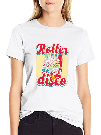 Retro Roller Disco Graphic T-Shirt