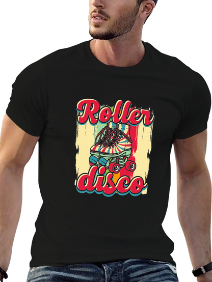Retro Roller Disco Graphic T-Shirt