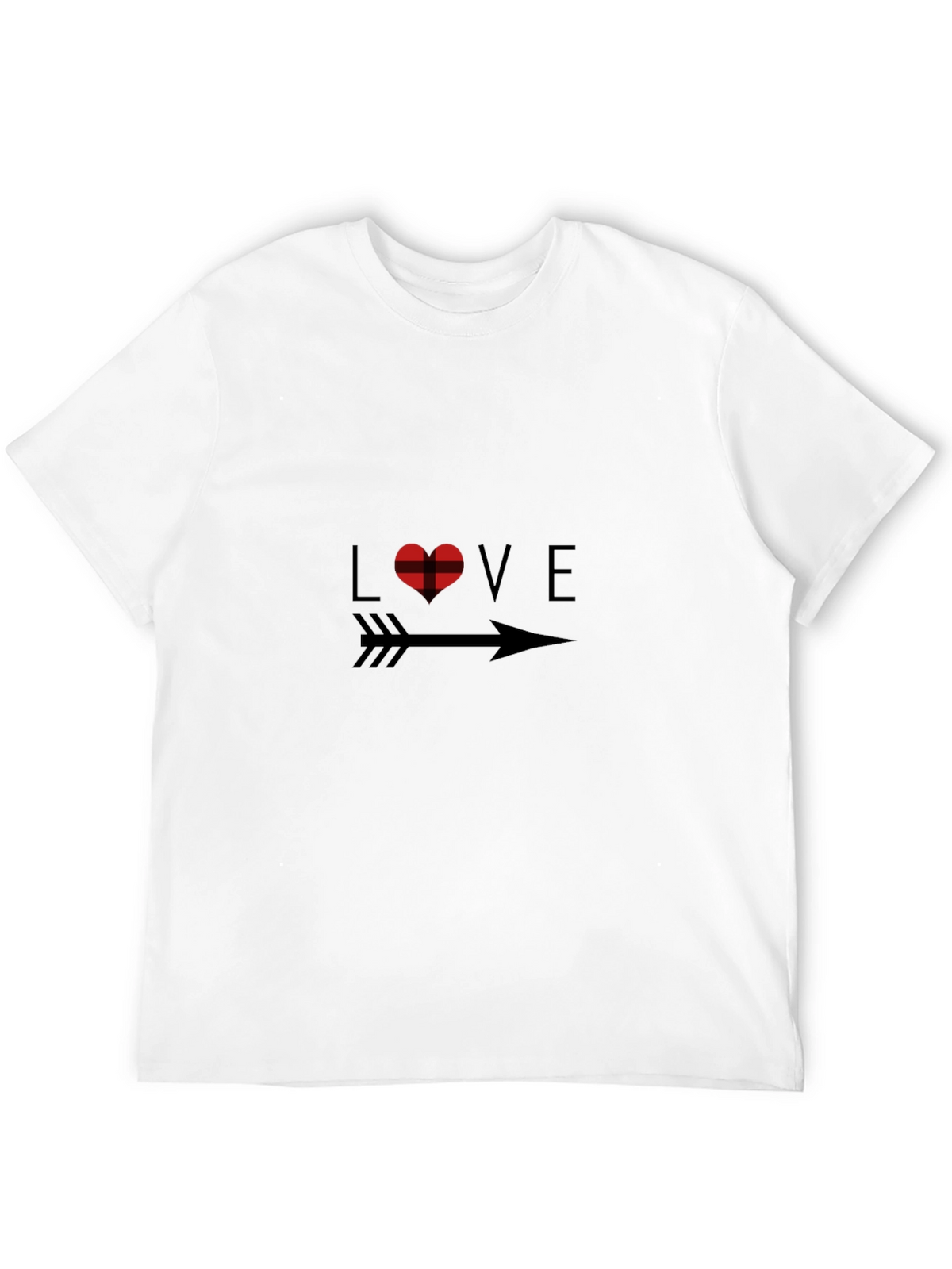 Love Arrow Graphic Black T-Shirt