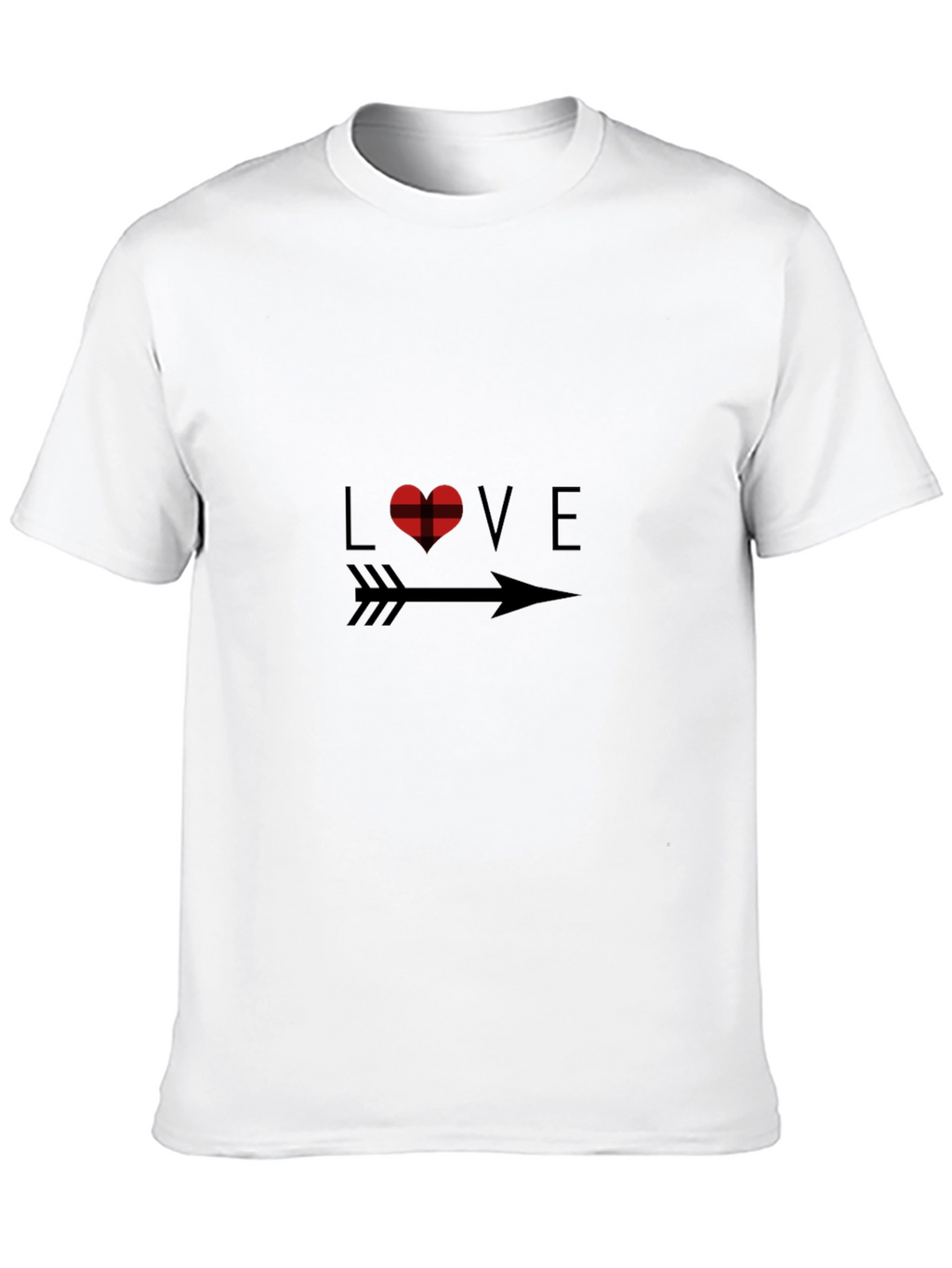 Love Arrow Graphic Black T-Shirt