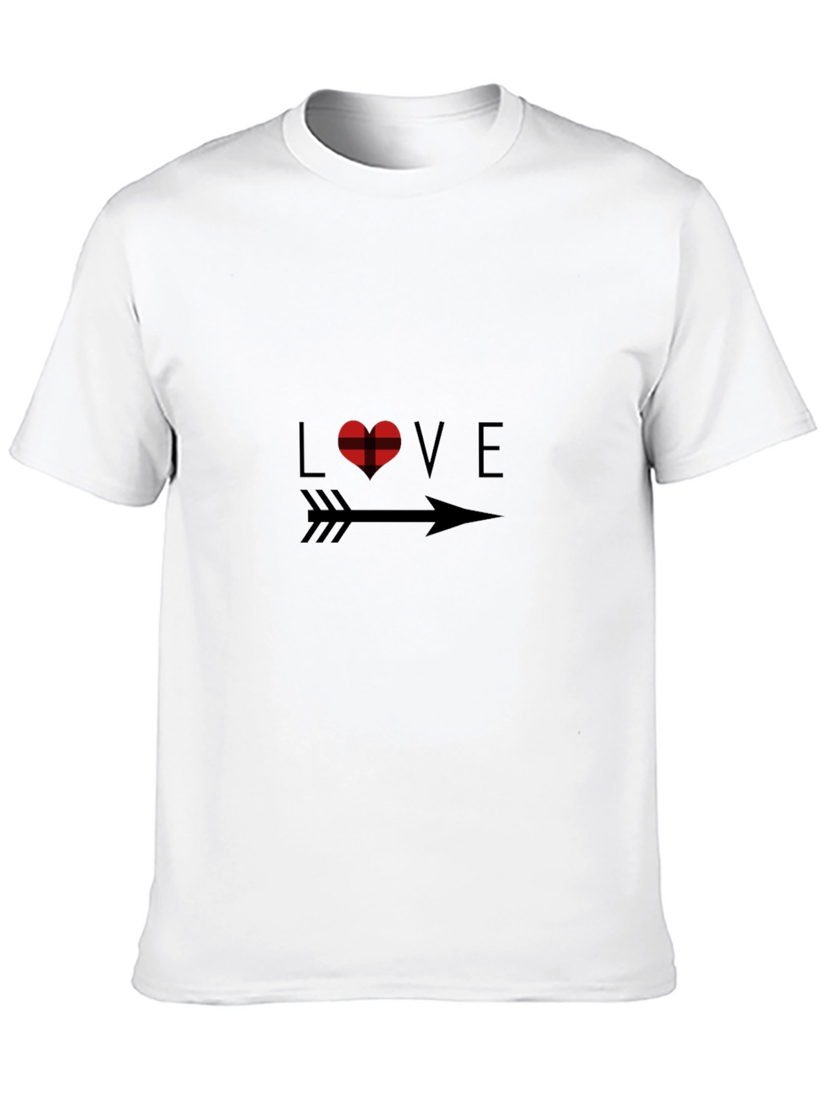 Love Arrow Graphic Black T-Shirt