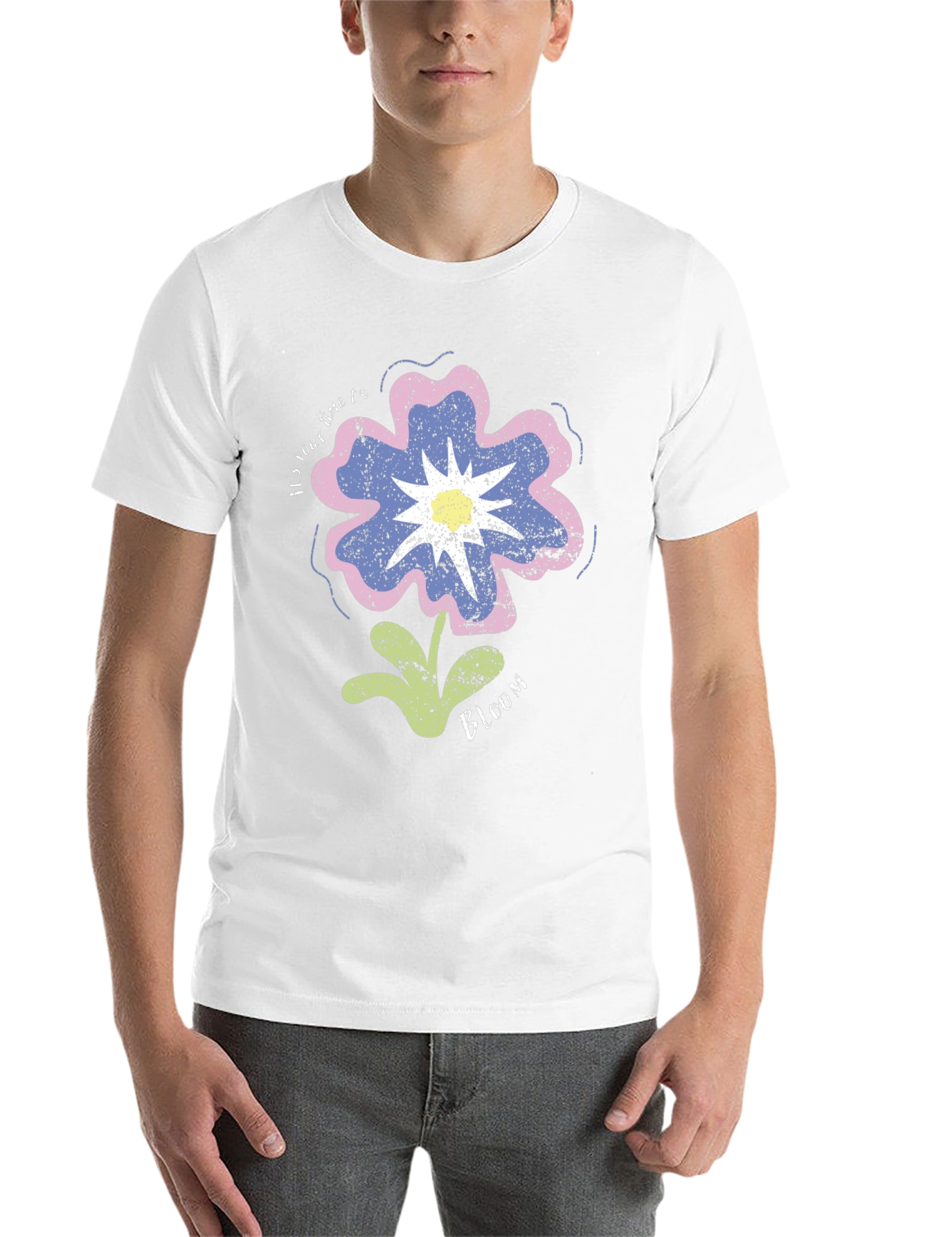 Floral Bloom Graphic T-Shirt - Unisex Casual Tee