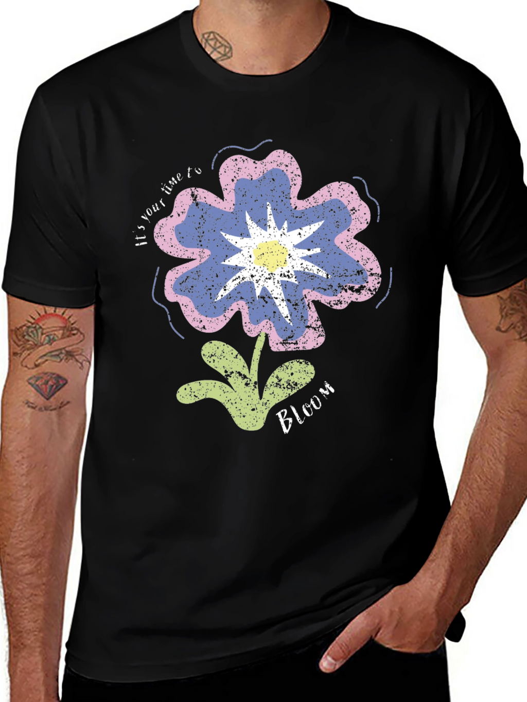 Floral Bloom Graphic T-Shirt - Unisex Casual Tee