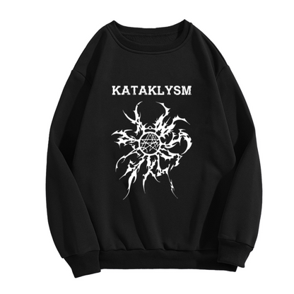 Kataklysm Metal Band Logo Crewneck Sweatshirt | Extreme Death Metal Graphic Pullover, Band Merch Gift