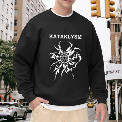 Kataklysm Metal Band Logo Crewneck Sweatshirt | Extreme Death Metal Graphic Pullover, Band Merch Gift
