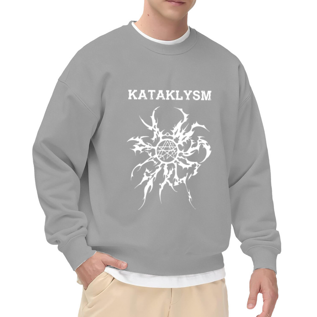 Kataklysm Metal Band Logo Crewneck Sweatshirt | Extreme Death Metal Graphic Pullover, Band Merch Gift