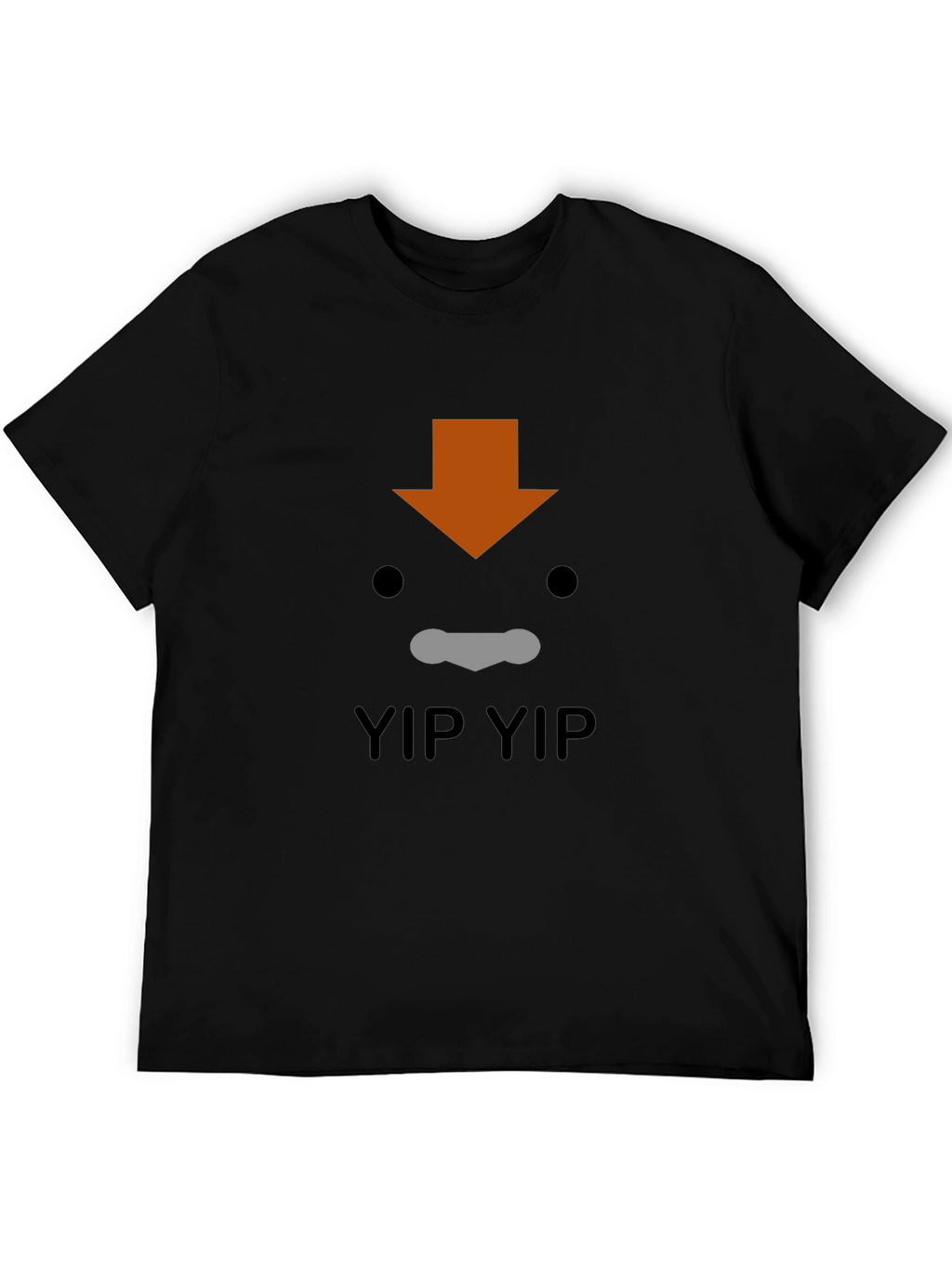 Aang Yip Yip T-Shirt - Avatar Inspired Black Tee