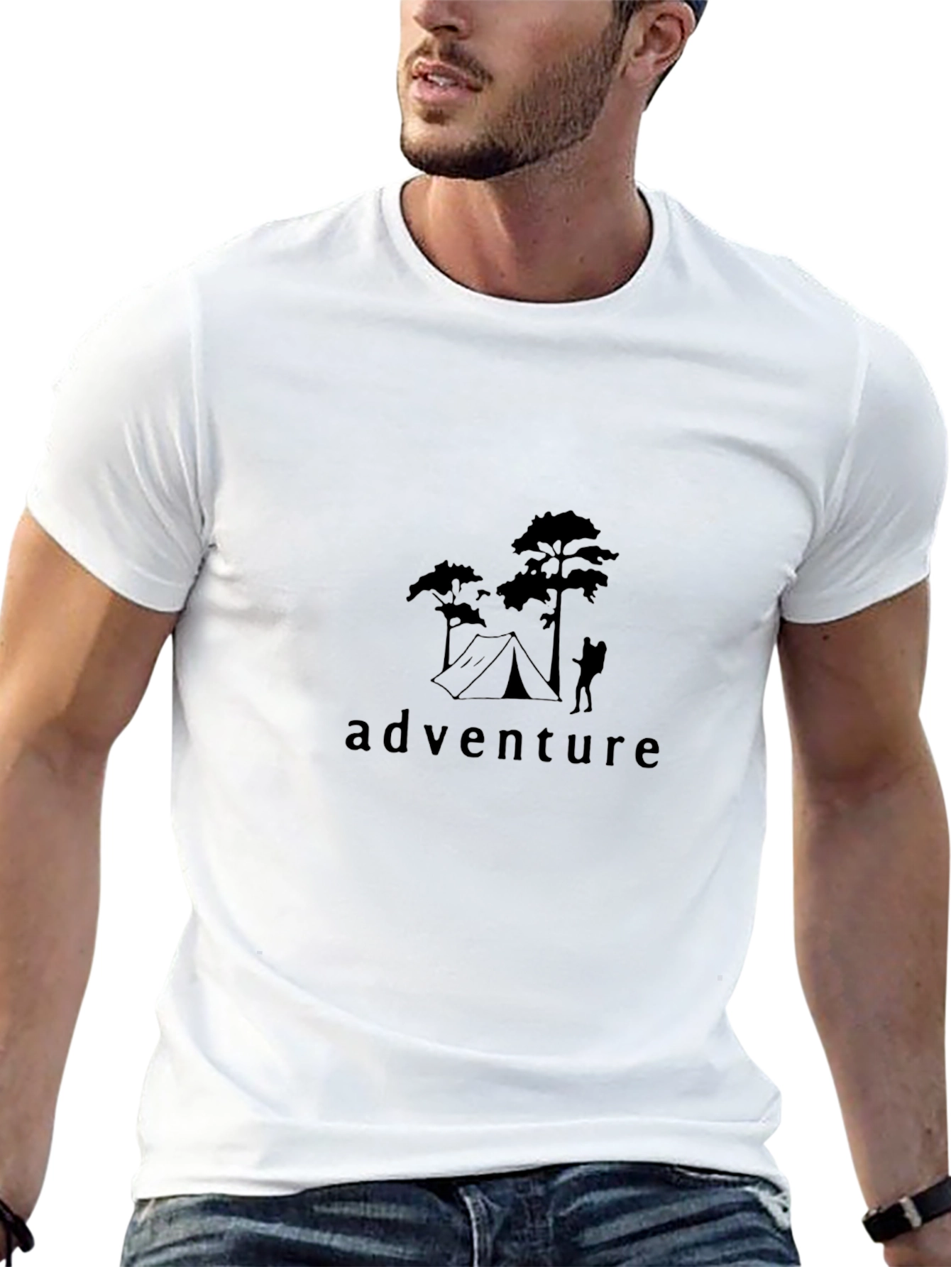 Adventure Awaits Black T-Shirt