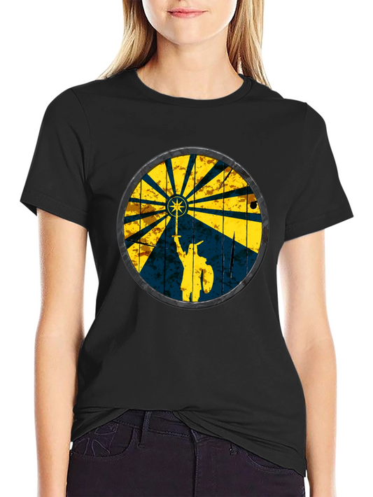 Viking Shield Graphic Tee - Black