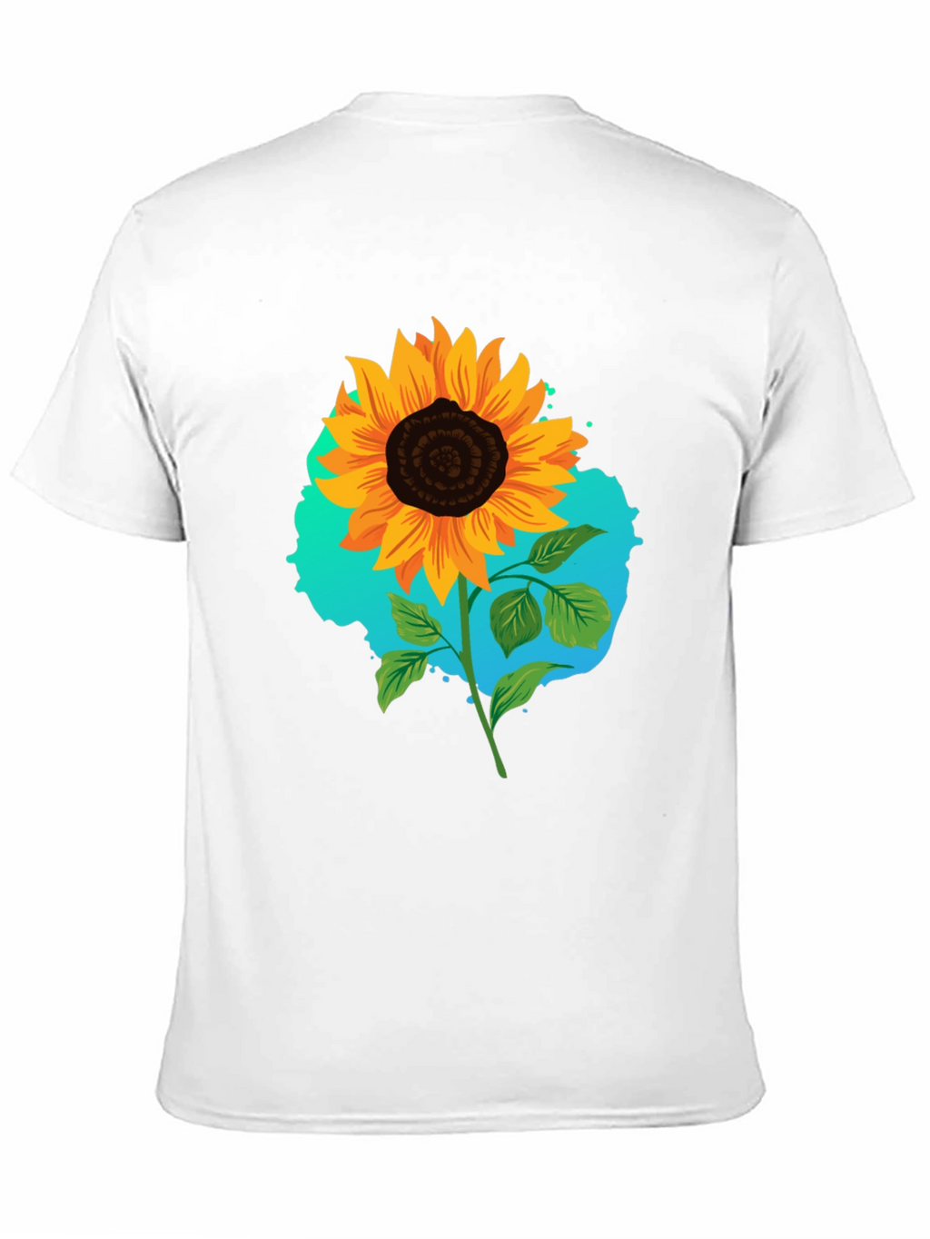 Sunflower Graphic Black T-Shirt