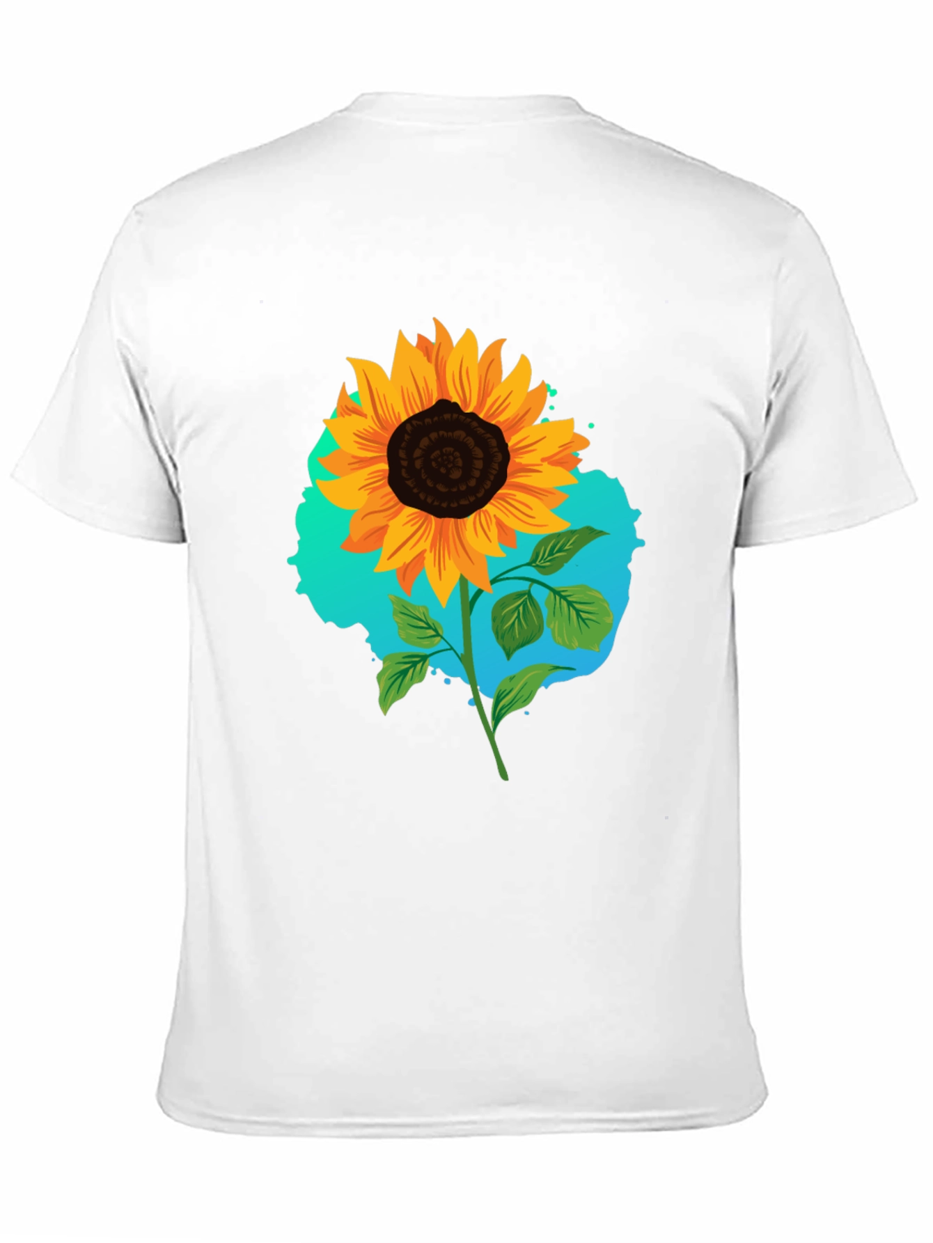 Sunflower Graphic Black T-Shirt