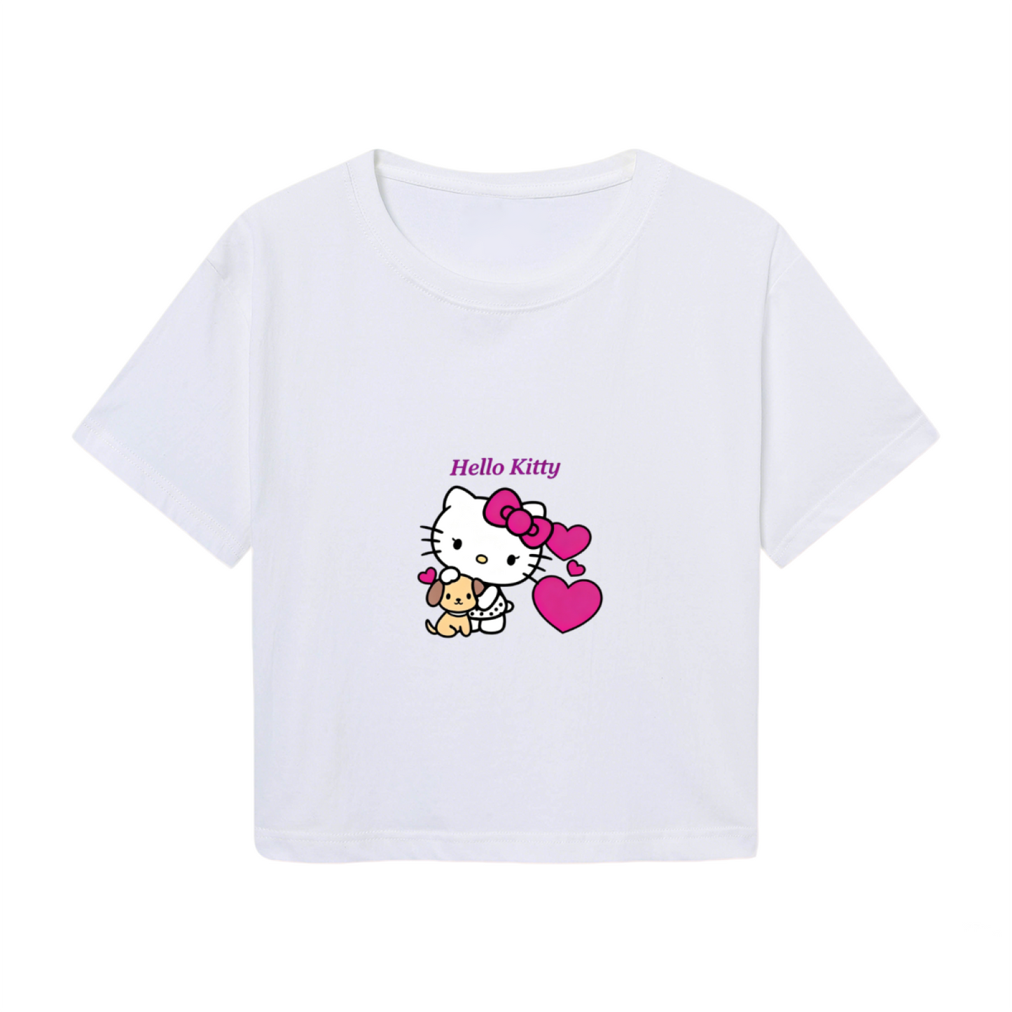 Fun Peek?A?Boo Minnie Mouse Leopard Bow Crop Top