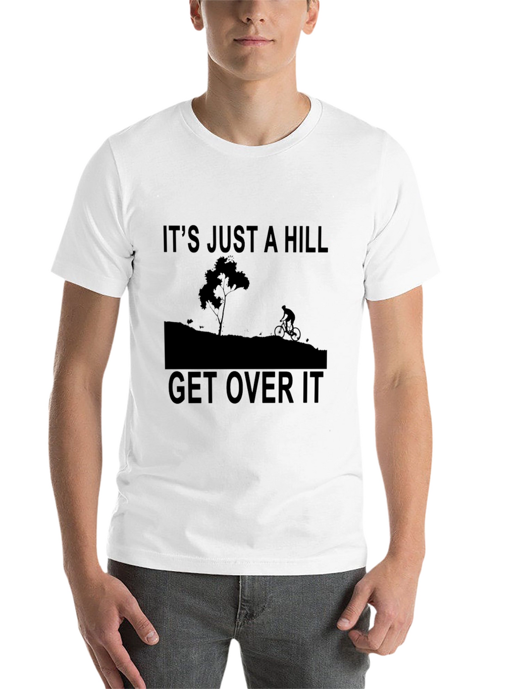 Its Just A Hill Graphic Tee - Black