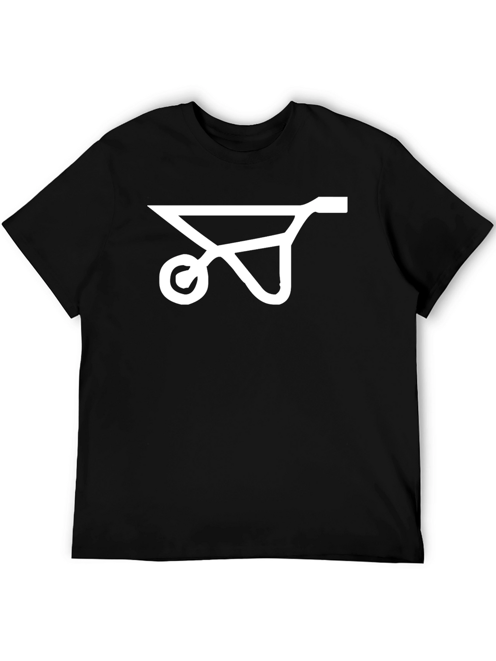 Wheelbarrow Graphic Tee - Black Cotton Comfort