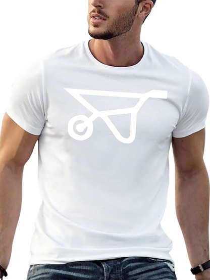 Wheelbarrow Graphic Tee - Black Cotton Comfort