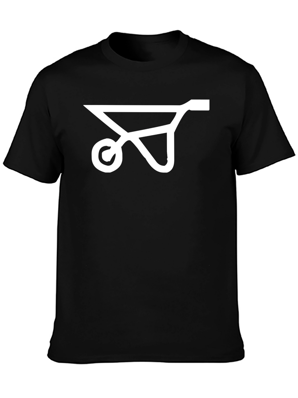 Wheelbarrow Graphic Tee - Black Cotton Comfort
