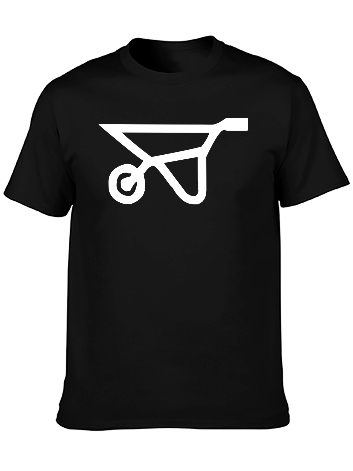 Wheelbarrow Graphic Tee - Black Cotton Comfort