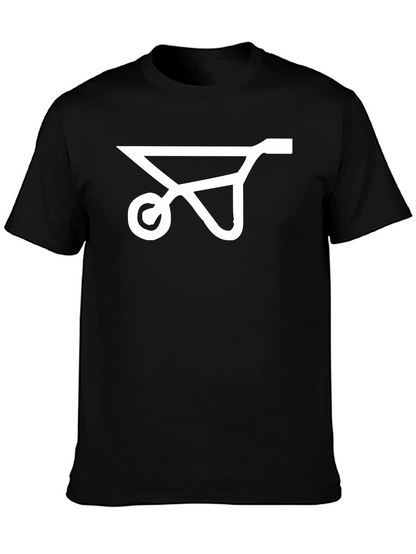 Wheelbarrow Graphic Tee - Black Cotton Comfort