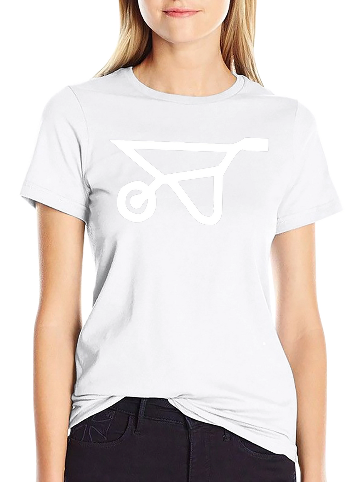 Wheelbarrow Graphic Tee - Black Cotton Comfort