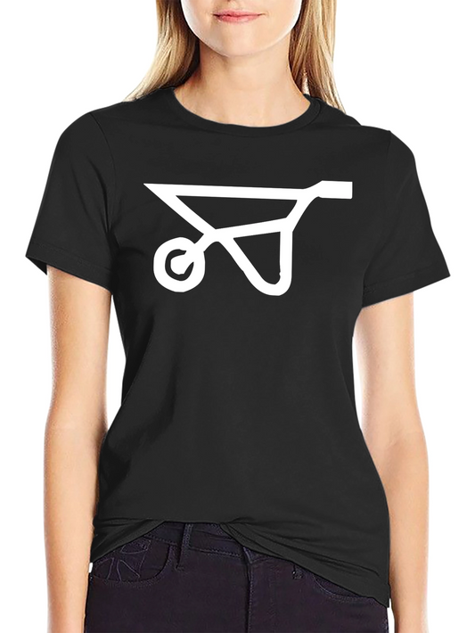 Wheelbarrow Graphic Tee - Black Cotton Comfort