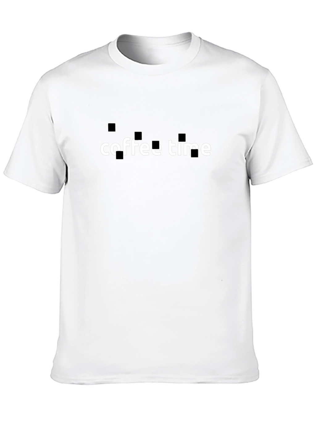 Coffee Time Black Graphic Tee - Casual Comfort