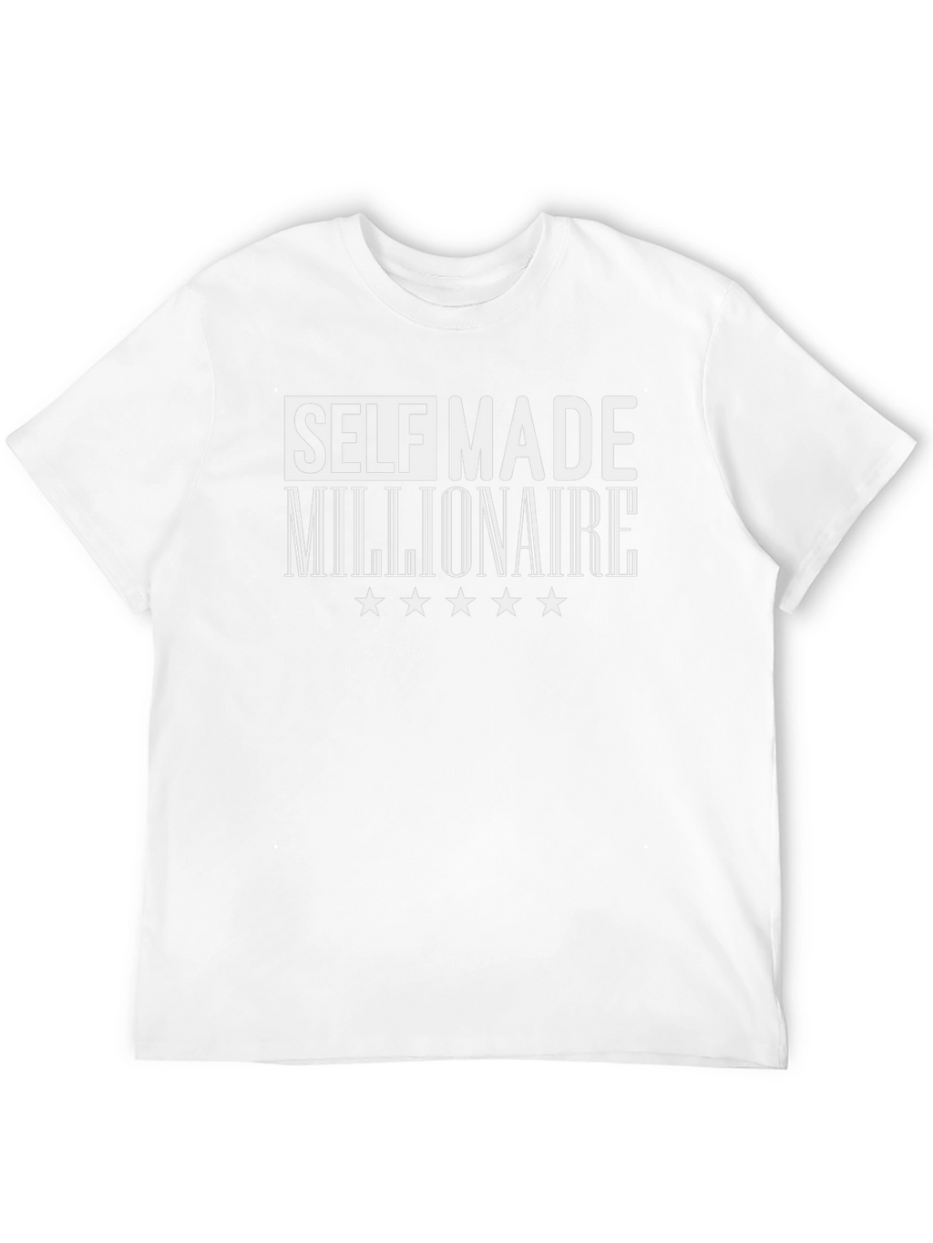 Self Made Millionaire Graphic Tee - Black T-Shirt