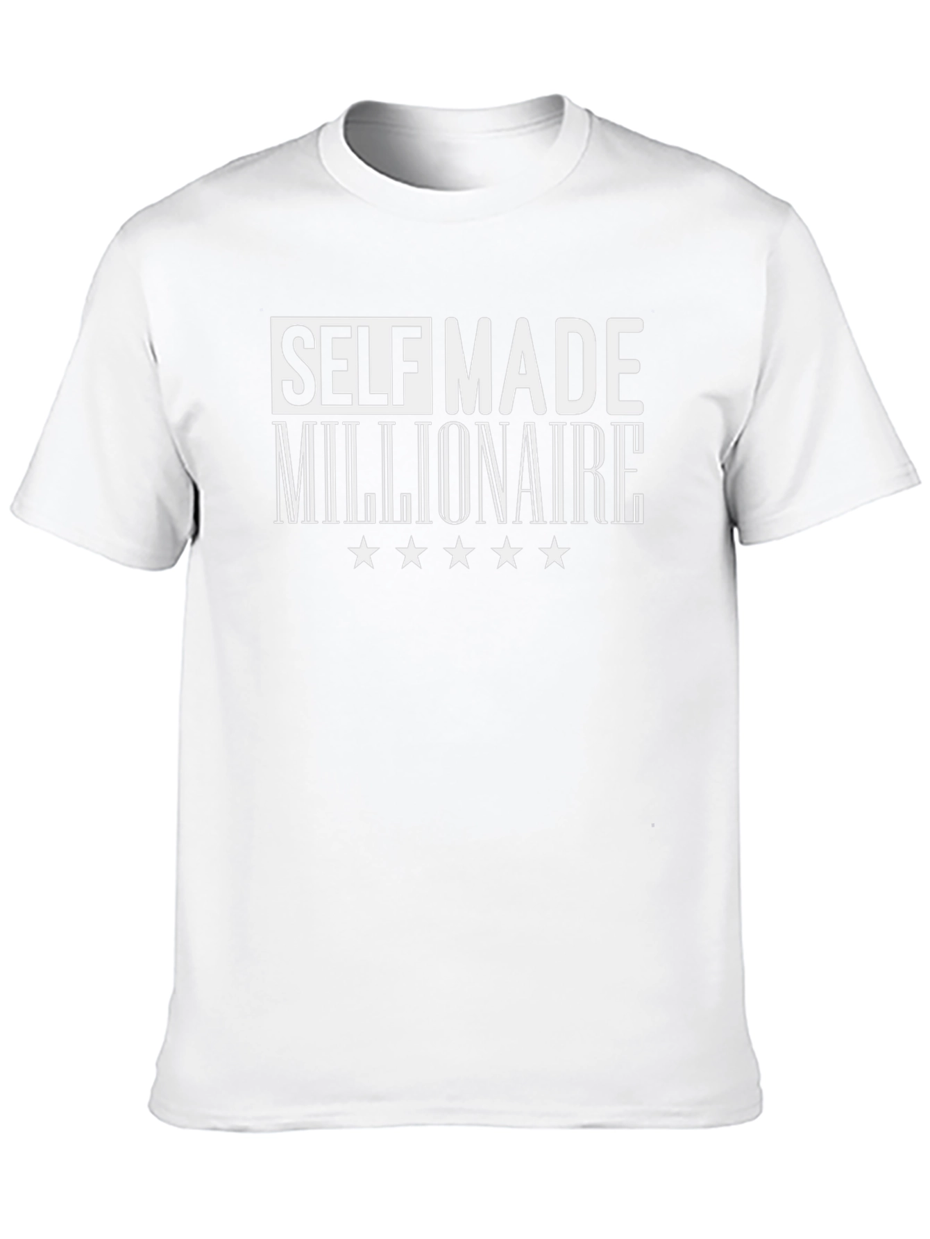 Self Made Millionaire Graphic Tee - Black T-Shirt
