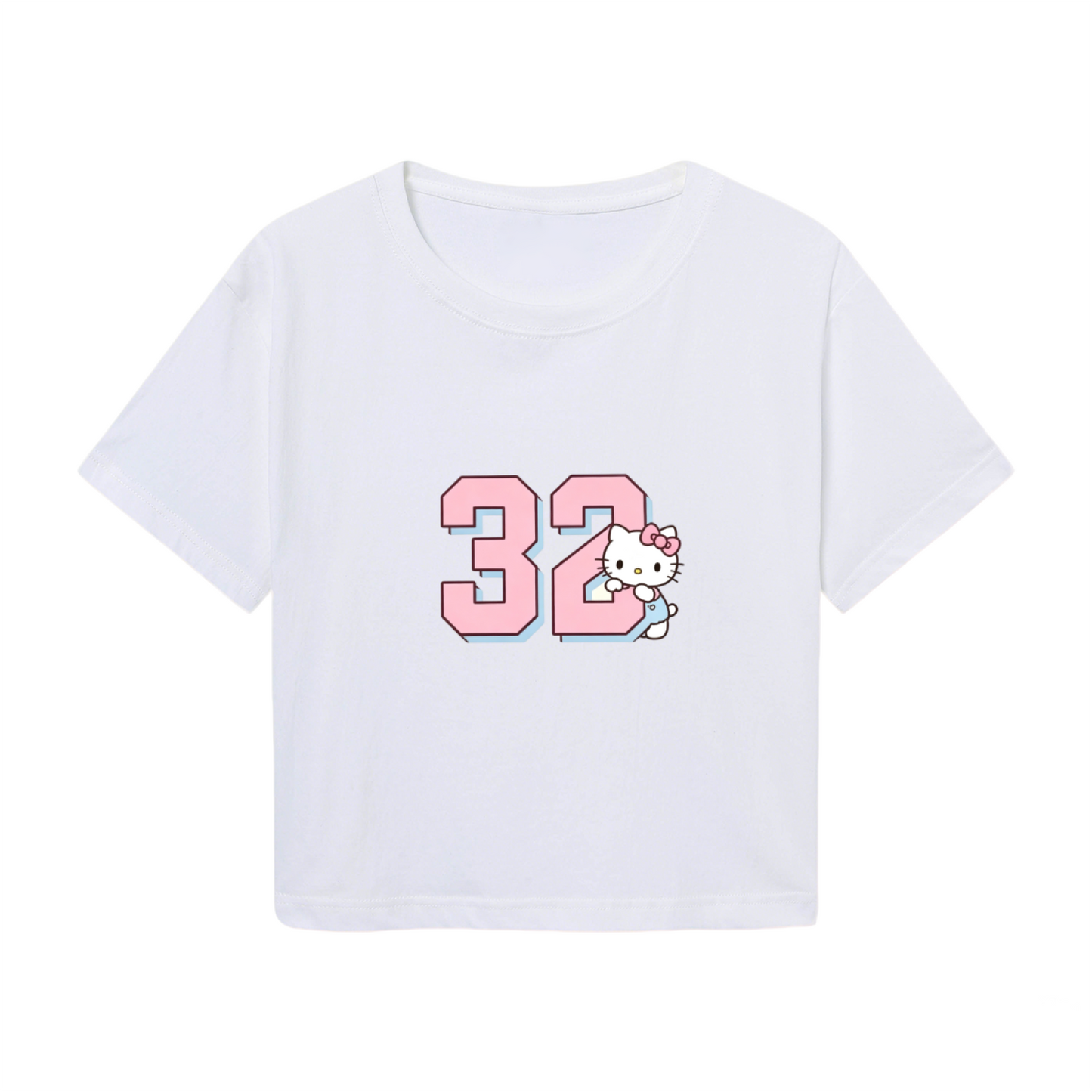 Dreamy Gift?Theme Hello Kitty Kawaii Crop Tee