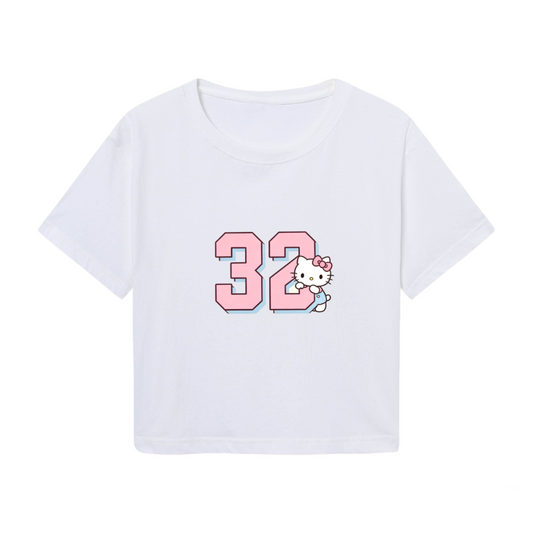 Dreamy Gift?Theme Hello Kitty Kawaii Crop Tee