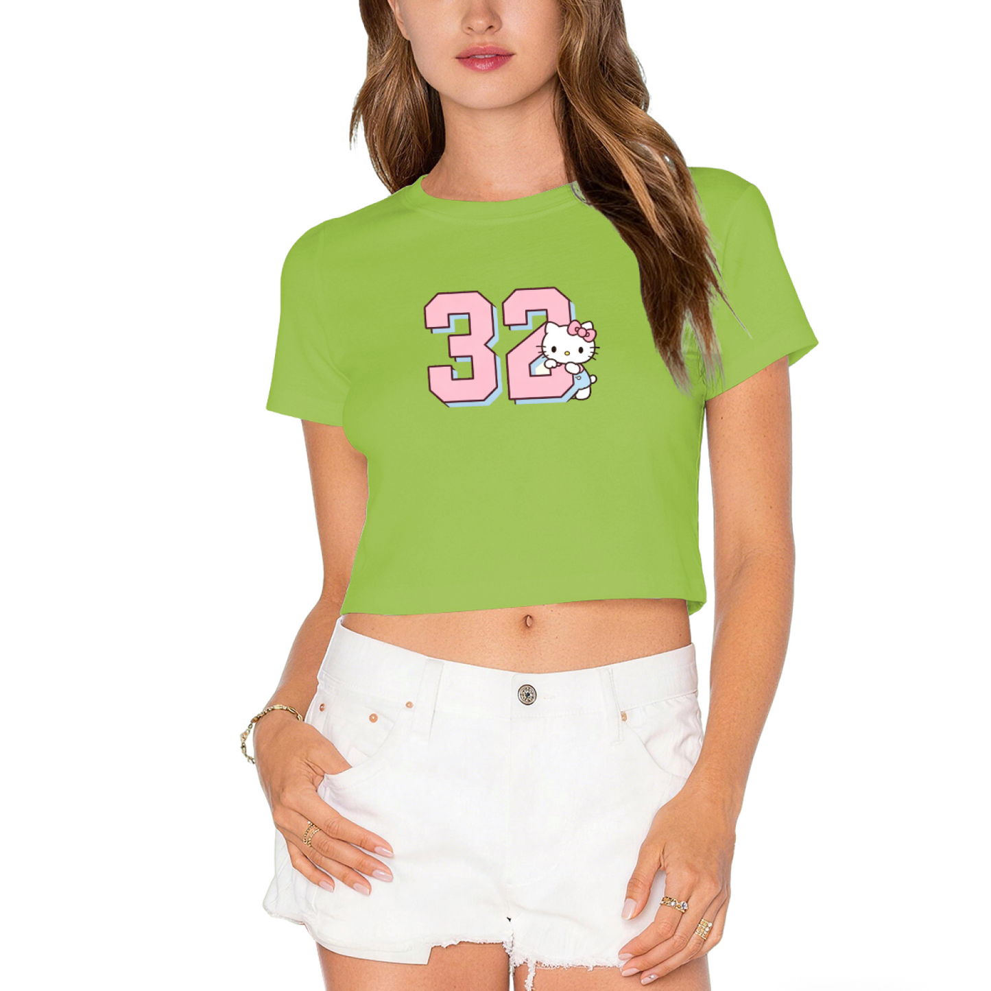 Dreamy Gift?Theme Hello Kitty Kawaii Crop Tee