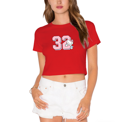 Dreamy Gift?Theme Hello Kitty Kawaii Crop Tee