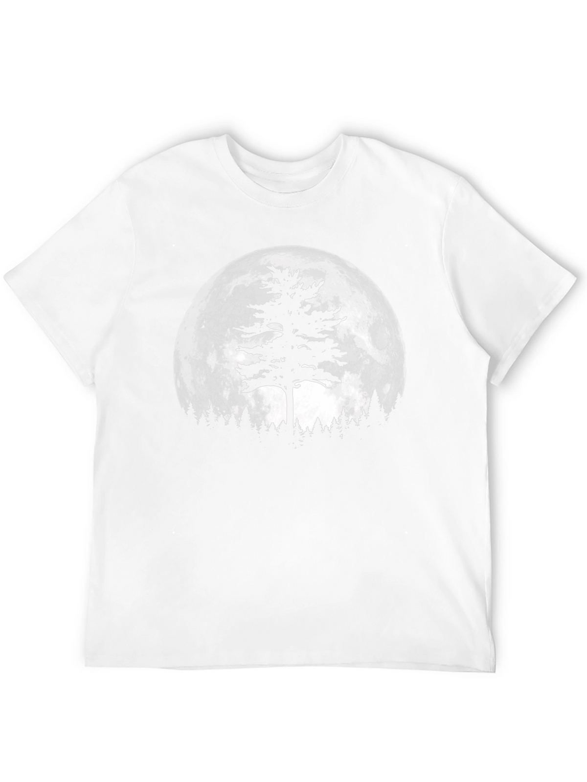 Moonlit Tree Graphic Tee - Black